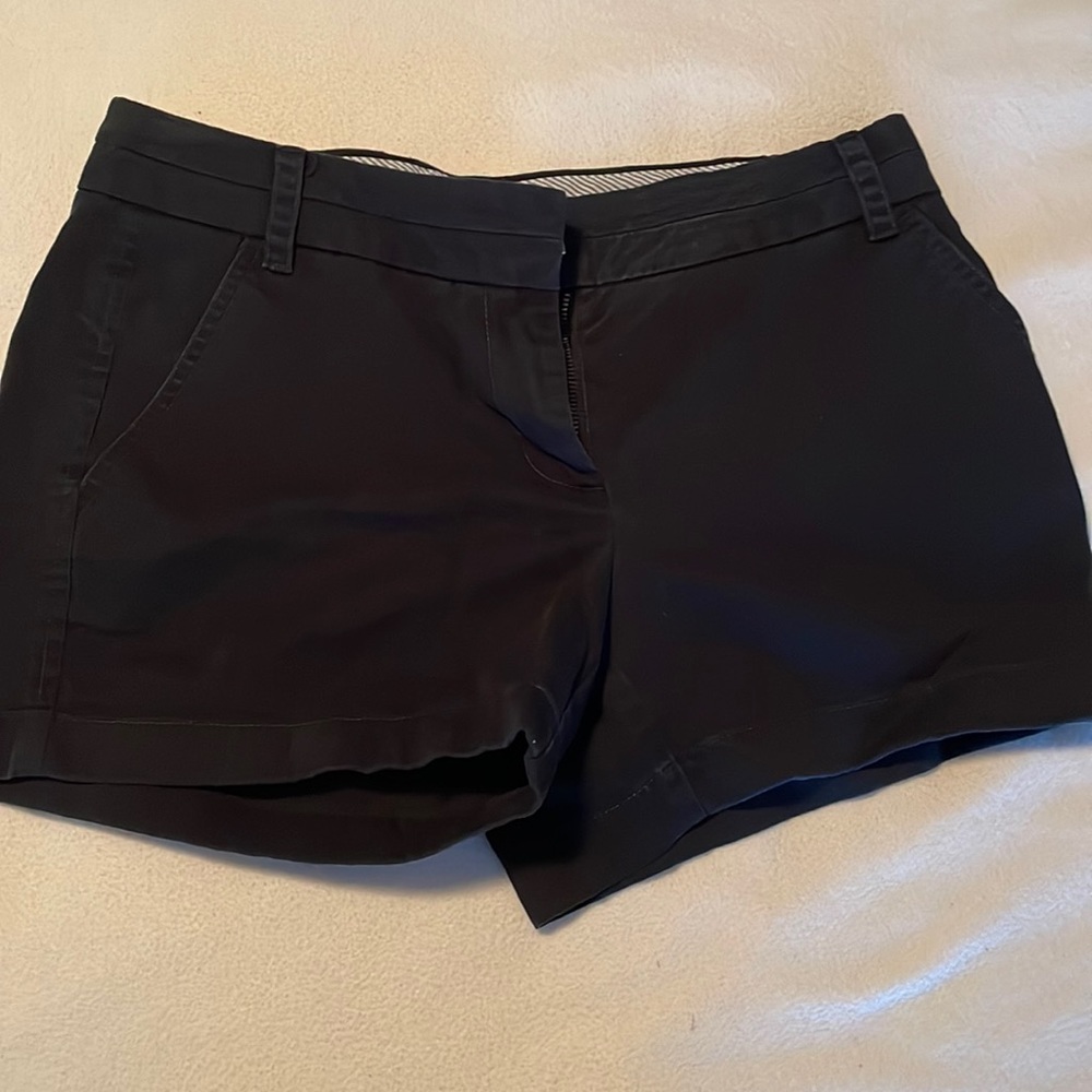 Size 4 navy Jcrew chino shorts